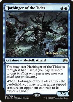 2015 Magic the Gathering Magic Origins - Prerelease Promos #058 Harbinger of the Tides Front