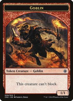 2016 Magic the Gathering Conspiracy: Take the Crown - Tokens #008/012 Goblin Front
