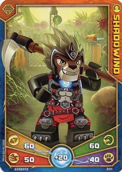2014 Lego Legends of Chima Deck 2 #201 Shadowind Front