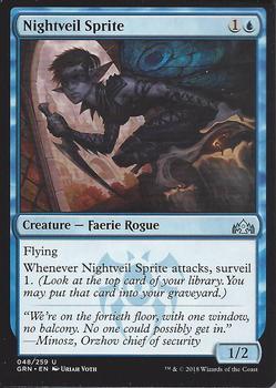2018 Magic the Gathering Guilds of Ravnica #048 Nightveil Sprite Front