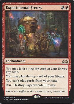 2018 Magic the Gathering Guilds of Ravnica #099 Experimental Frenzy Front