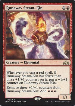 2018 Magic the Gathering Guilds of Ravnica #115 Runaway Steam-Kin Front