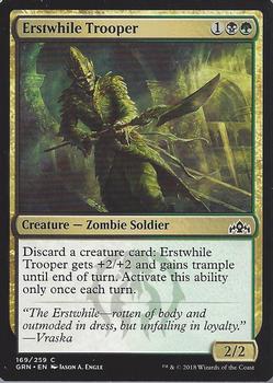 2018 Magic the Gathering Guilds of Ravnica #169 Erstwhile Trooper Front