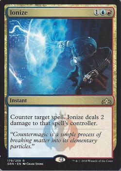 2018 Magic the Gathering Guilds of Ravnica #179 Ionize Front