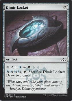 2018 Magic the Gathering Guilds of Ravnica #234 Dimir Locket Front