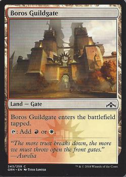 2018 Magic the Gathering Guilds of Ravnica #243 Boros Guildgate Front