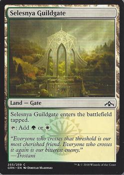 2018 Magic the Gathering Guilds of Ravnica #255 Selesnya Guildgate Front