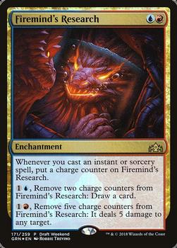 2018 Magic the Gathering Guilds of Ravnica #171 Firemind's Research Front