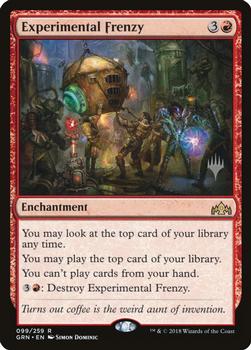 2018 Magic the Gathering Guilds of Ravnica - Prerelease Promos #099 Experimental Frenzy Front