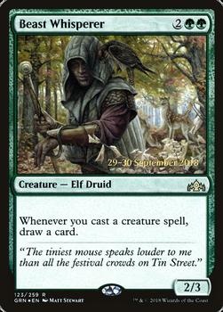 2018 Magic the Gathering Guilds of Ravnica - Prerelease Promos #123 Beast Whisperer Front