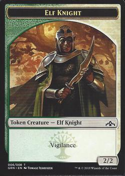 2018 Magic the Gathering Guilds of Ravnica - Tokens #006/008 Elf Knight Front