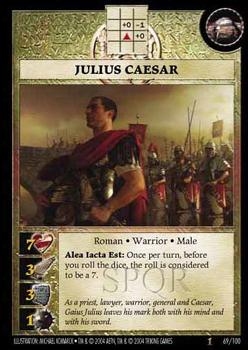 2005 Anachronism - Set 1 #69 Julius Caesar Front