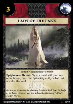 2005 Anachronism - Set 2 #12 Lady of the Lake Front