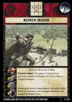 2005 Anachronism - Set 2 #21 Robin Hood Front