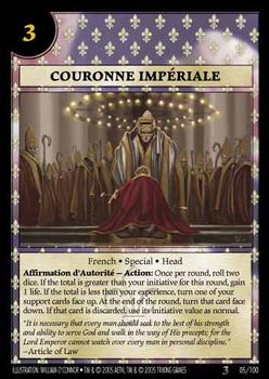 2005 Anachronism - Set 3 #5 Couronne Imperiale Front