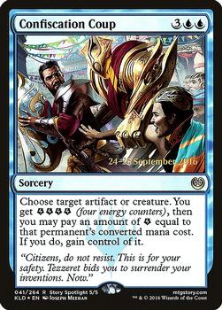 2016 Magic the Gathering Kaladesh - Prerelease Promos #41 Confiscation Coup Front