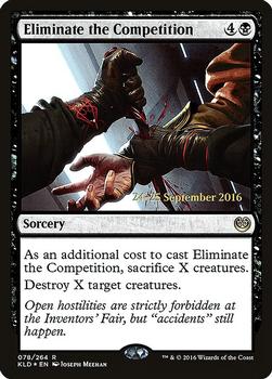 2016 Magic the Gathering Kaladesh - Prerelease Promos #78 Eliminate the Competition Front