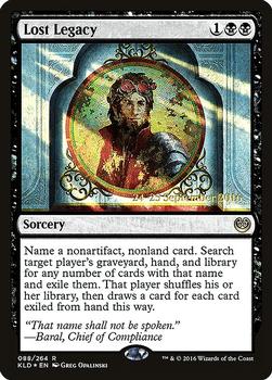 2016 Magic the Gathering Kaladesh - Prerelease Promos #88 Lost Legacy Front