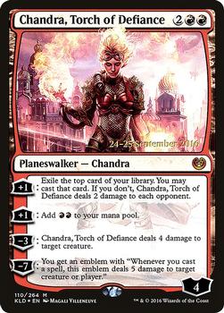 2016 Magic the Gathering Kaladesh - Prerelease Promos #110 Chandra, Torch of Defiance Front