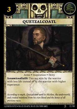 2006 Anachronism Set 5 #17 Quetzalcoatl Front
