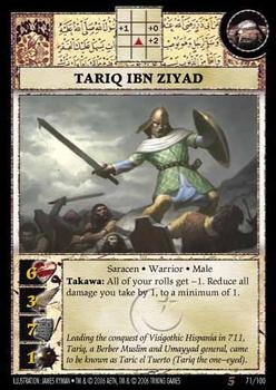 2006 Anachronism Set 5 #71 Tariq ibn Ziyad Front
