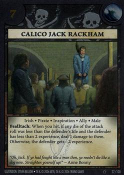 2006 Anachronism Set 6 #27 Calico Jack Rackham Front
