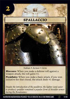 2008 Anachronism Set 9 #14 Spallaccio Front