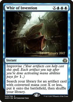 2017 Magic the Gathering Aether Revolt - Prerelease Promos #49 Whir of Invention Front