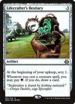 2017 Magic the Gathering Aether Revolt - Prerelease Promos #162 Lifecrafter's Bestiary Front