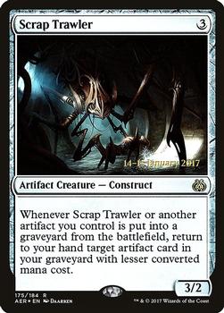 2017 Magic the Gathering Aether Revolt - Prerelease Promos #175 Scrap Trawler Front