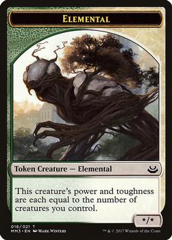 2017 Magic the Gathering Modern Masters 2017 - Tokens #016/021 Elemental Front