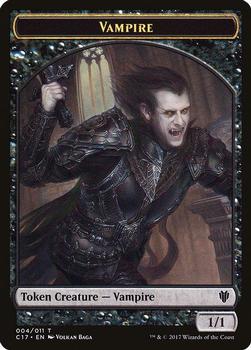 2017 Magic the Gathering Commander 2017 - Tokens #004/005 Vampire / Zombie Front