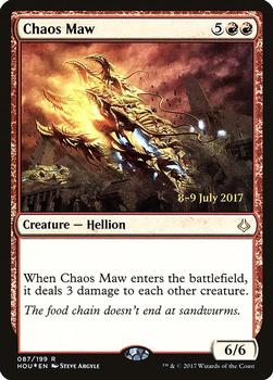 2017 Magic the Gathering Hour of Devastation - Prerelease Promos #087 Chaos Maw Front