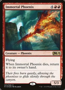 2018 Magic the Gathering Core Set 2019 - Holiday Gift Pack Promos #GP4 Immortal Phoenix Front