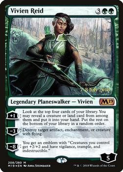 2018 Magic the Gathering Core Set 2019 - Prerelease Promos #208 Vivien Reid Front