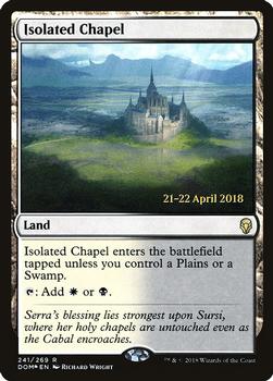 2018 Magic the Gathering Dominaria - Prerelease Promos #241 Isolated Chapel Front
