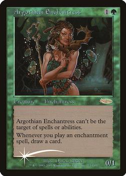 2003 Magic the Gathering Judge Gift Promos #2/3 Argothian Enchantress Front