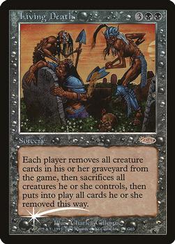 2003 Magic the Gathering Judge Gift Promos #3/3 Living Death Front