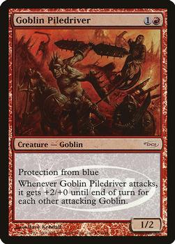 2008 Magic the Gathering Judge Gift Promos #4 Goblin Piledriver Front