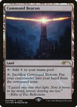 2016 Magic the Gathering Judge Gift Promos 2016 #004 Command Beacon Front