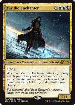 2016 Magic the Gathering Judge Gift Promos 2016 #008 Zur the Enchanter Front