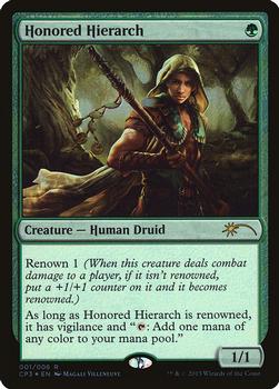 2015 Magic the Gathering Magic Origins - Clash Pack #001 Honored Hierarch Front