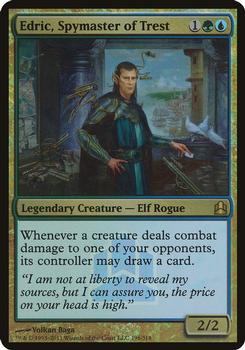 2011 Magic the Gathering Commander - Launch Party Promos #196 Edric, Spymaster of Trest Front