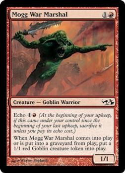 2007 Magic the Gathering Duel Decks: Elves vs. Goblins #45 Mogg War Marshal Front