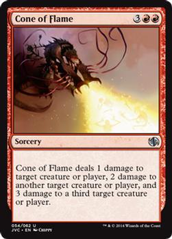 2014 Magic the Gathering Duel Decks Anthology: Jace vs. Chandra #54 Cone of Flame Front