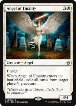 2017 Magic the Gathering Commander Anthology #3 Angel of Finality Front