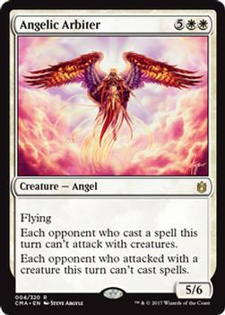 2017 Magic the Gathering Commander Anthology #4 Angelic Arbiter Front