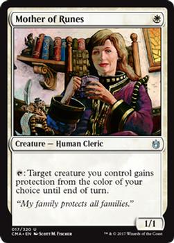 2017 Magic the Gathering Commander Anthology #17 Mother of Runes Front