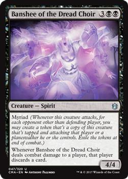 2017 Magic the Gathering Commander Anthology #47 Banshee of the Dread Choir Front