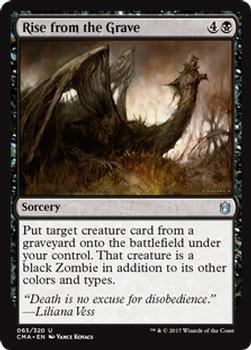 2017 Magic the Gathering Commander Anthology #65 Rise from the Grave Front